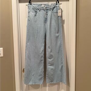 Good American Light Blue Wide-Leg/Palazzo Women Jeans (Size 14)